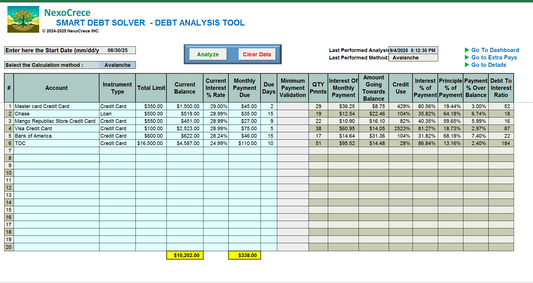 Smart Debt Solver